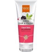 VLCC Insta Fair & Glow Clear Skin 2in1 Scrub Pack