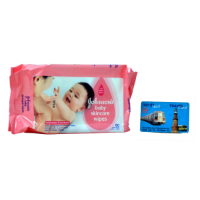 Johnson's Baby Skincare Wipes&nbsp;80-Number
