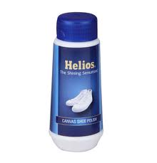 Helios White Canvas Shoe Polish