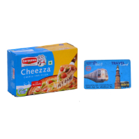 Britannia Cheese Pizza Block&nbsp;400-GMS