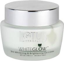 Lotus Whiteglow Gel And Cream For Skin Brightening And Whitening SPF 25