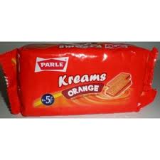 Parle Cream Orange Regular Biscuits