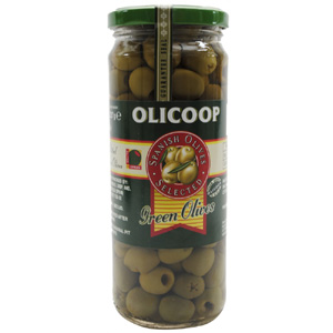 Olicoop Green Pitted Olive