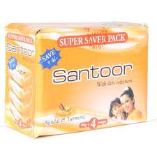 Santoor With Sandal And Almond Milk Soap