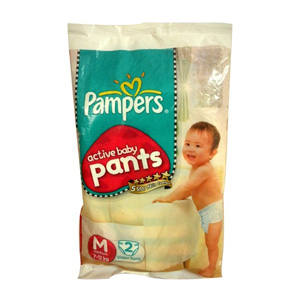Pampers Pants Medium Baby Diapers (7-12Kgs)