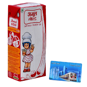 Amul Gold Homogenised Standard Carton Milk&nbsp;1-LTR