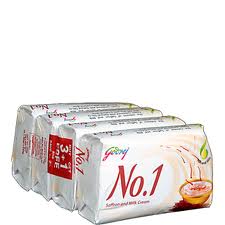 Godrej No.1 Saffron & Milk Cream Soap