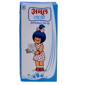 Amul Taaza Fresh Homogenised Double Toned Carton Milk