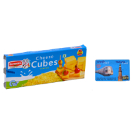 Britannia Cheese Cubes chiplets Plain&nbsp;200-GMS