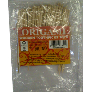 Origami Wooden Tooth Picks