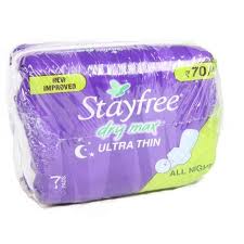 Stayfree DryMax Ultrathin All Night Sanitary Pads
