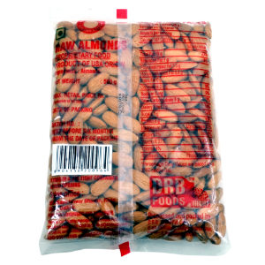 Nutty Gritties Raw Almonds Regular&nbsp;500-GMS