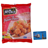 Mc Cain  Chilli Garlic Potato Bites&nbsp;450-GMS