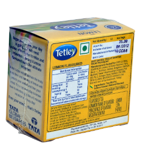 Tetley Lemon Tea Bags&nbsp;12-NUMBER