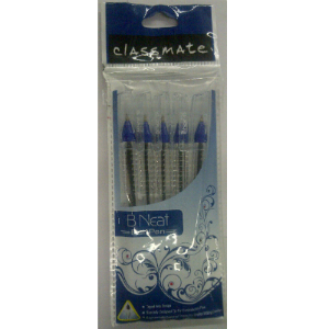 Classmate Bneat Blue Ball Pen (Pack of 5)