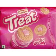 Britannia Strawberry Treat Biscuits