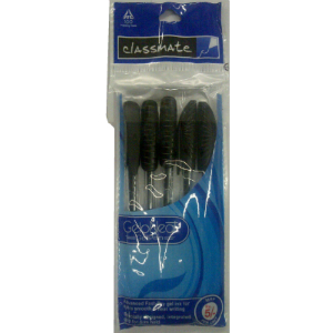 Classmate Geloneat Black Gel Pen (Pack of 5)