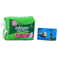 Whisper Ultra Clean XL Wings Sanitary Pads&nbsp;7-Number