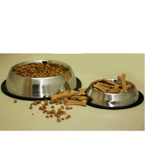 Robust Dog Feeding Bowl (Stainless Steel - Medium)