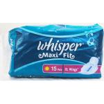 Whisper Maxi Fit Sanitary Pads (XL Wings)&nbsp;15-No.s