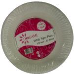 Origami Plain Plates (19Cms)&nbsp;20-Pcs