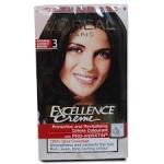 Loreal  Paris Excellence Hair Color Shade No.3 Darkest Brown&nbsp;180-ML