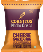 Cornitos Nachos - Cheese n Herbs&nbsp;150-GMS